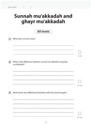 Safar Islamic Studies: Workbook 5 - Image 10
