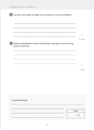 Safar Islamic Studies: Workbook 6 - Image 11