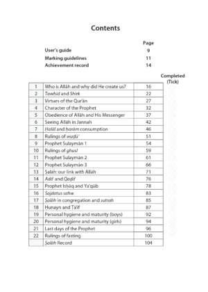 Safar Islamic Studies: Workbook 6 - Image 3