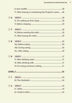Safar: Essential Duas and Surahs - Madinah Script - Book 1 - Image 4