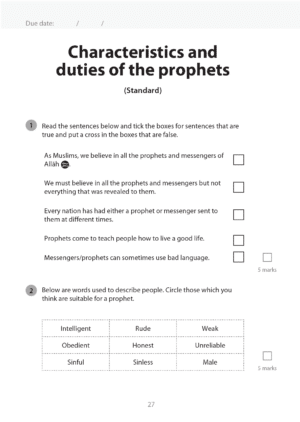 Safar Islamic Studies: Workbook 4 - Image 4