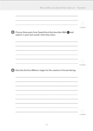 Safar Islamic Studies: Workbook 6 - Image 5