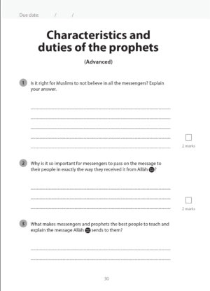 Safar Islamic Studies: Workbook 4 - Image 6