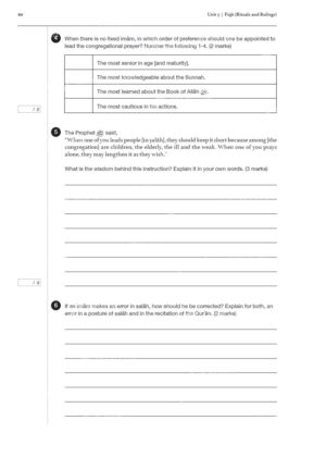 Safar Islamic Studies: Workbook 8 - Image 7