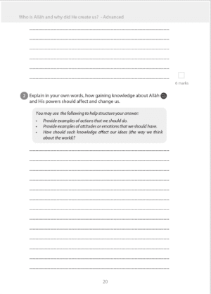 Safar Islamic Studies: Workbook 6 - Image 8