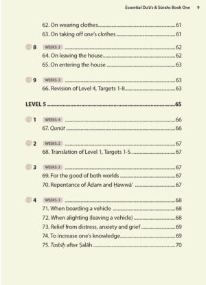 Safar: Essential Duas and Surahs - Madinah Script - Book 1 - Image 8