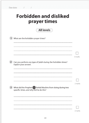 Safar Islamic Studies: Workbook 5 - Image 8
