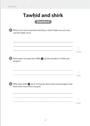 Safar Islamic Studies: Workbook 6 - Image 9