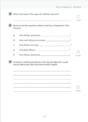 Safar Islamic Studies: Workbook 4 - Image 9