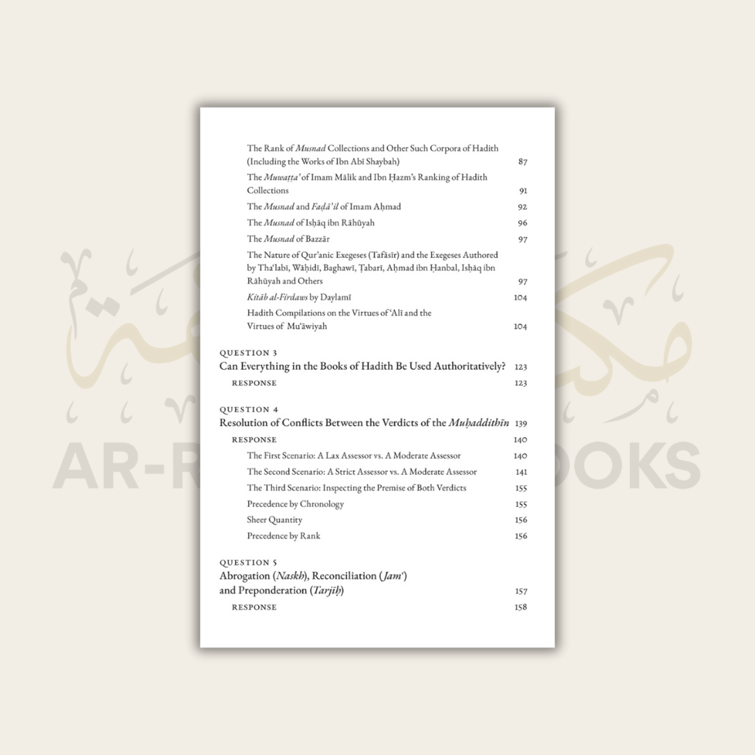 Towards Understanding Hadith: Exploring Ten Key Issues