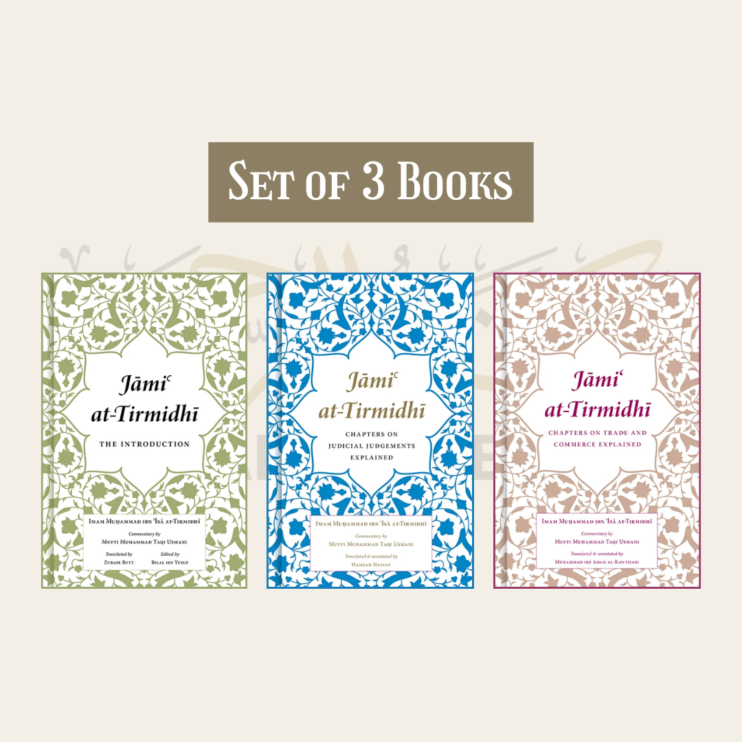 Set of 3 Books on Jami at-Tirmidhi by Mufti Taqi Uthmani